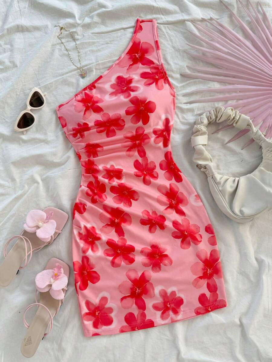 Siena — Robe Asymétrique Fleurie
